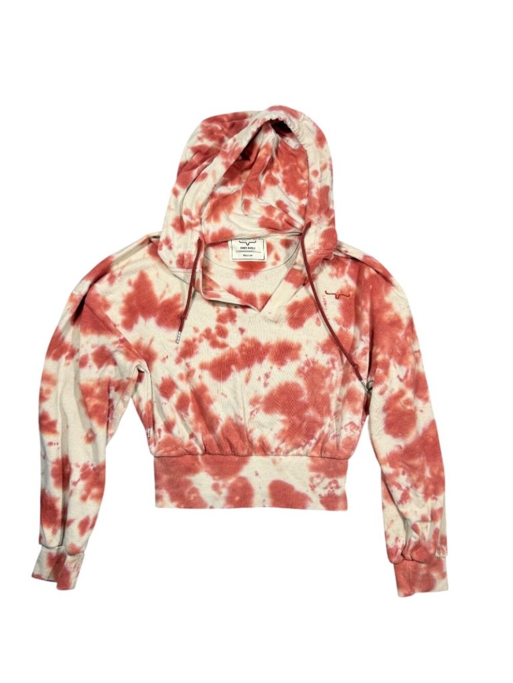 Kimes Ranch Monterey Tie-Dye Cropped Hoodie Western Medium